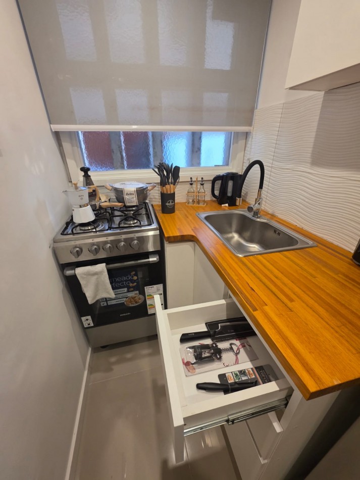 VENTA DEPARTAMENTO AMBIENTE DIVIDIDO CON PATIO