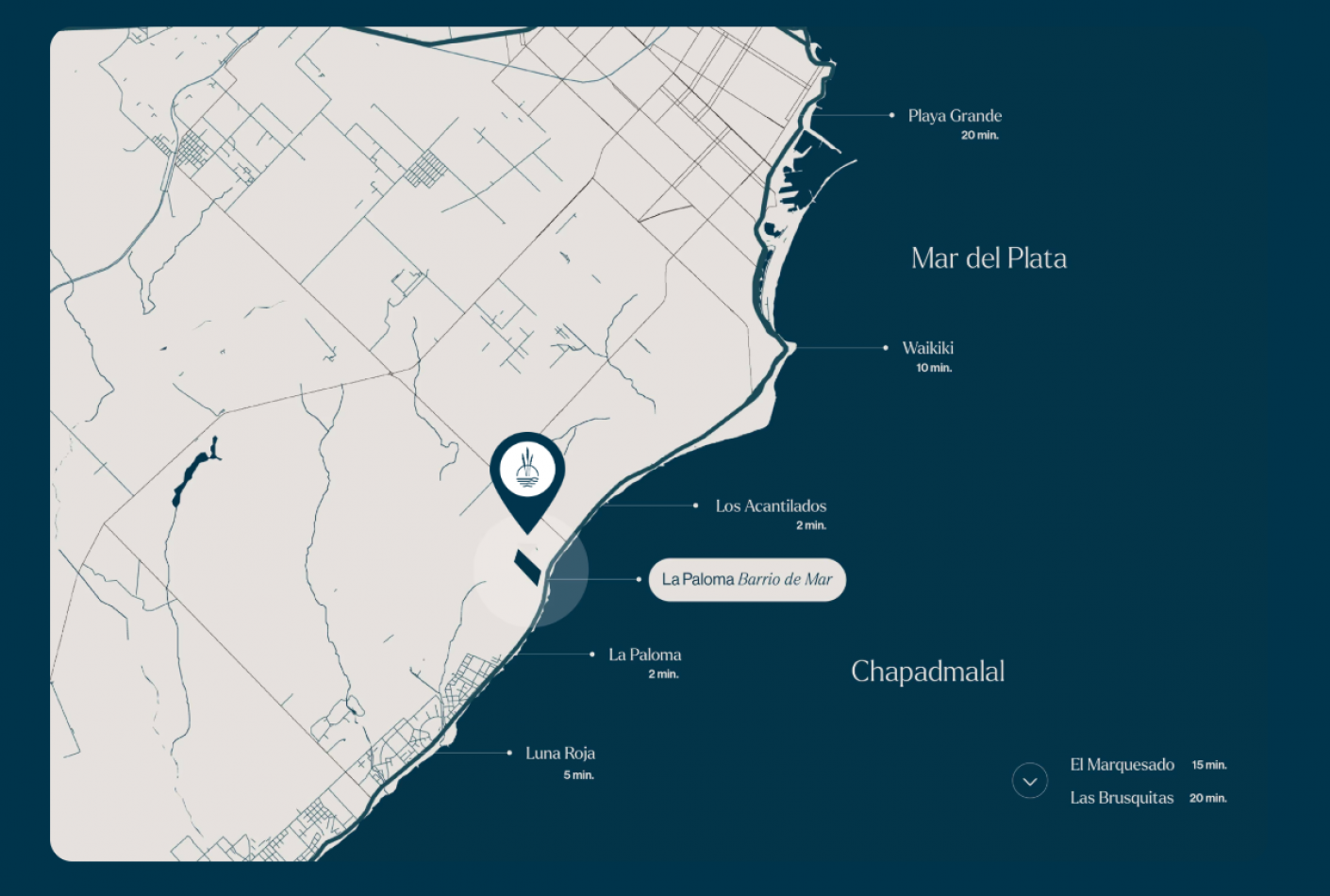 Lote en La Paloma Barrio de Mar - Chapadmalal